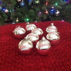 Coors Light Christmas Balls.